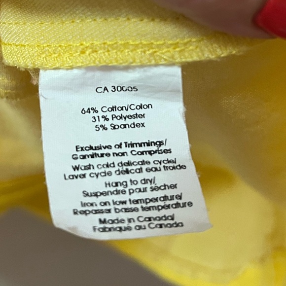 ⚪️ Myco Anna Yellow Zip Up Sleeveless Dress with Colorful Pattern Size XS - Picture 4 of 10